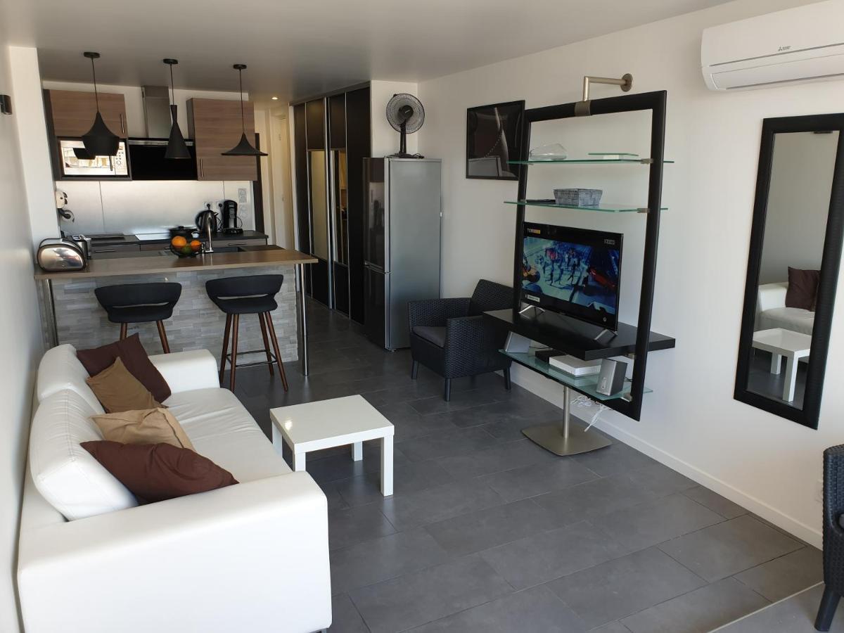 207 Cap D'Agde Naturiste Grand T2 De Standing Avec Garage Bagian luar foto