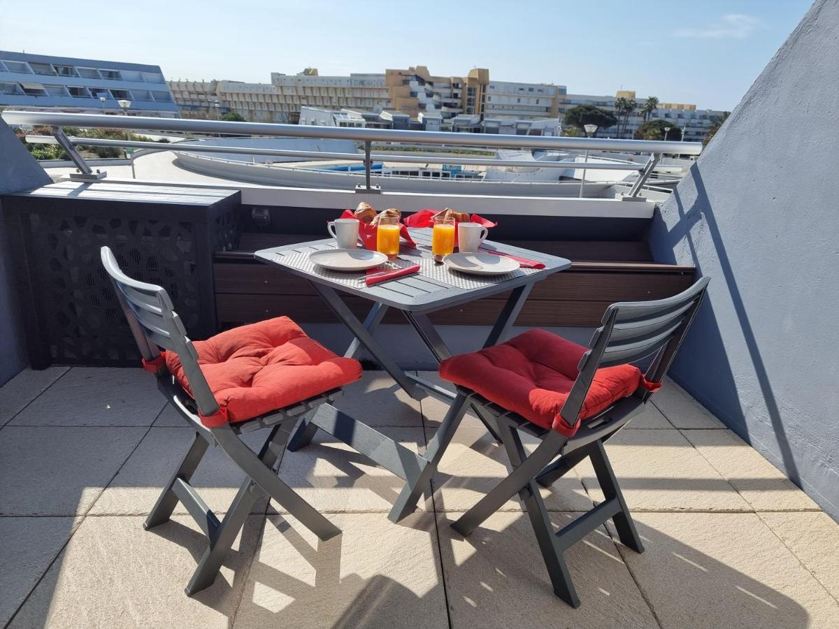 207 Cap D'Agde Naturiste Grand T2 De Standing Avec Garage Bagian luar foto